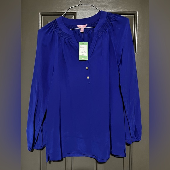 Lilly Pulitzer royal blue top new with tags - Picture 1 of 3